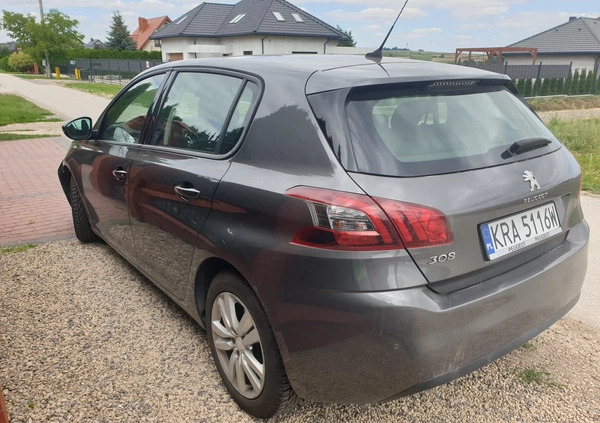 Peugeot 308 cena 53000 przebieg: 59200, rok produkcji 2018 z Kowal małe 67